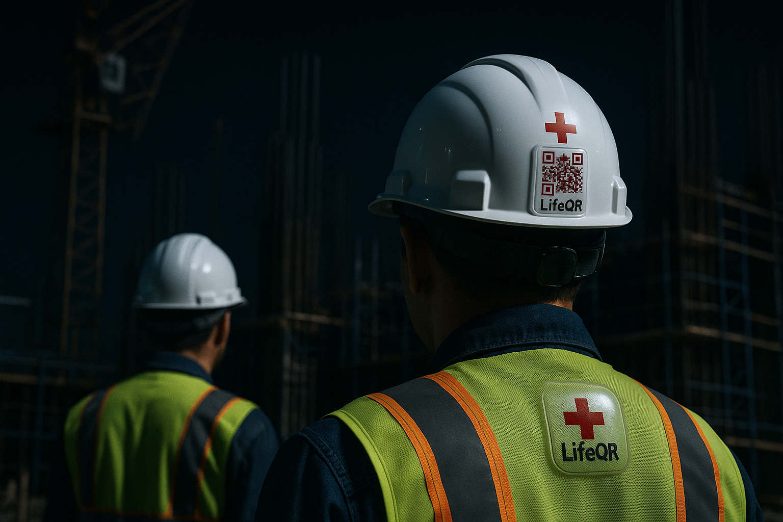 Personal de miner&iacute;a con identificaci&oacute;n LifeQR